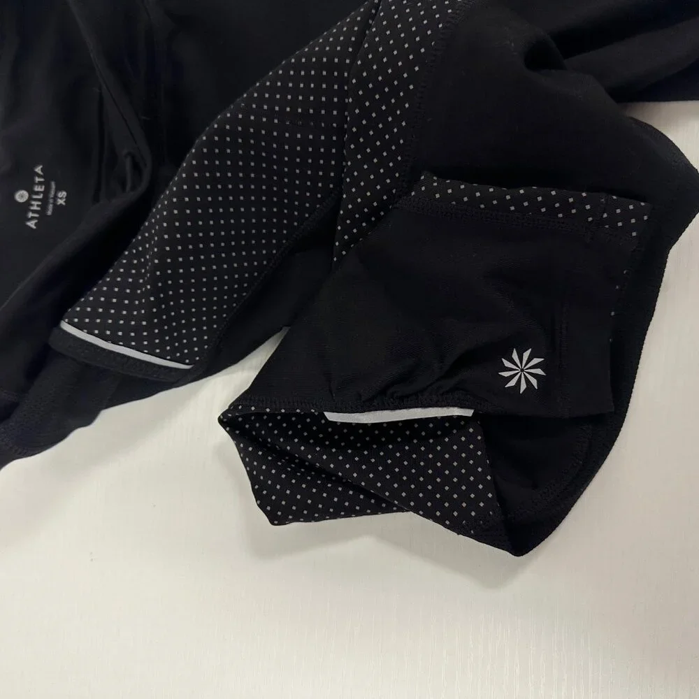 Athleta Dot Free Black 7/8 Leggings Size X Small - Picture 8 of 9